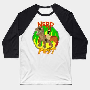 Nerd Fest Scout and Jurassica Baseball T-Shirt